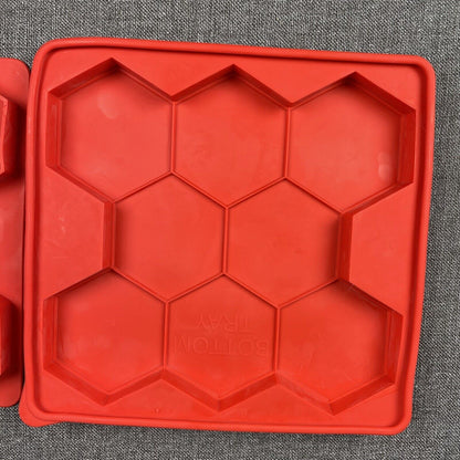 The Smart Cookie by Shape+Store set/2  Red - cookie press and freezer container