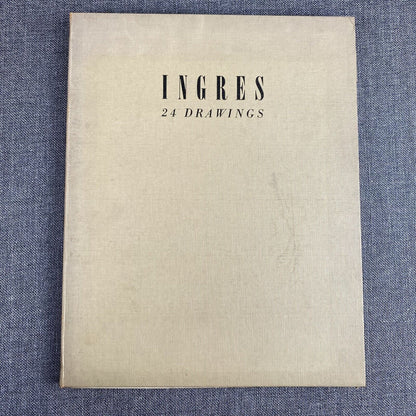 Ingres: 24 Drawing Prints, some Nude, Erotic Hardcover