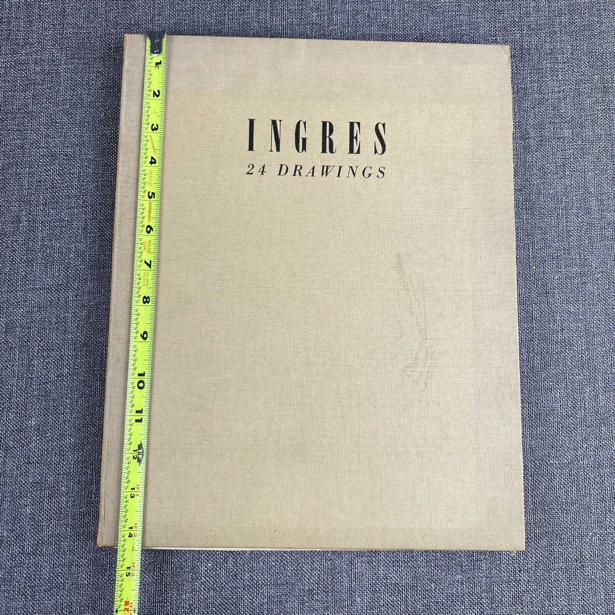 Ingres: 24 Drawing Prints, some Nude, Erotic Hardcover