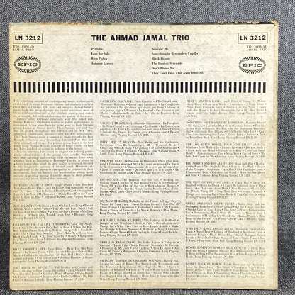 The Ahmad Jamal Trio Vinyl LP Record