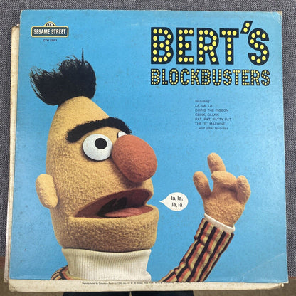 Sesame Street  In Harmony , Bert's Blockbusters Vinyl Record 3x Vinyl Records