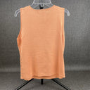 Ladies Joseph A Tank Top Sequined Front Size Ladies Large Orange