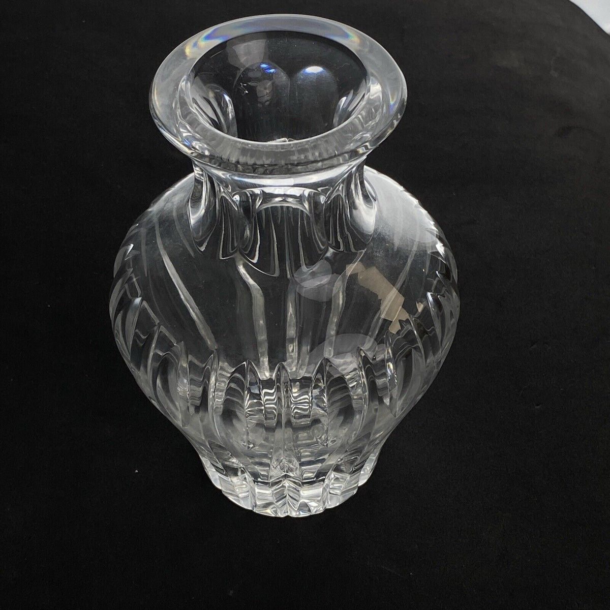 Marquis By Waterford Sheridan Cut Crystal FlowerVase 6"x4"