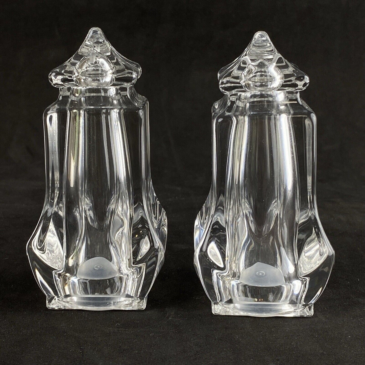 Marquis by Waterford Crystal Salt & Pepper Shakers 4.5" Set