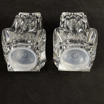 Marquis by Waterford Crystal Salt & Pepper Shakers 4.5" Set