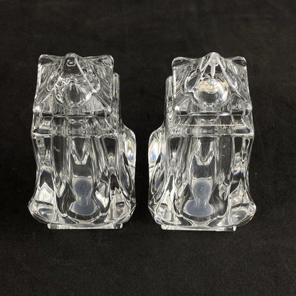 Marquis by Waterford Crystal Salt & Pepper Shakers 4.5" Set