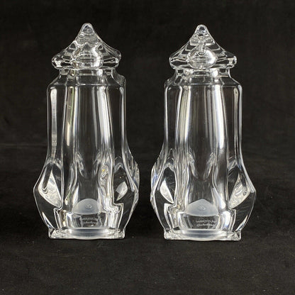 Marquis by Waterford Crystal Salt & Pepper Shakers 4.5" Set