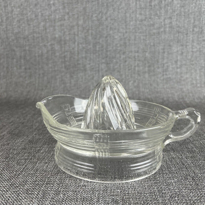 Vintage Glass Juice/ Citrus Lemon Reamer Juicer Kitchen