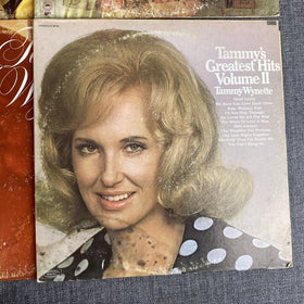 Tammy Wynette Vinyl LOT of 9 Records ... Outside Warn, Vinyl Good Condition