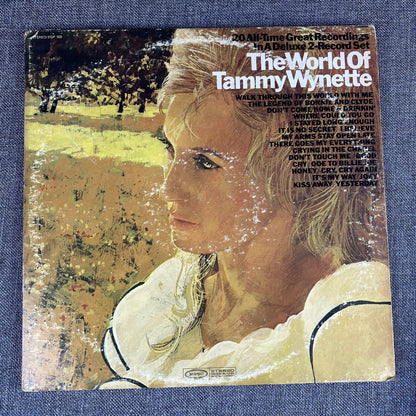 Tammy Wynette Vinyl LOT of 9 Records ... Outside Warn, Vinyl Good Condition