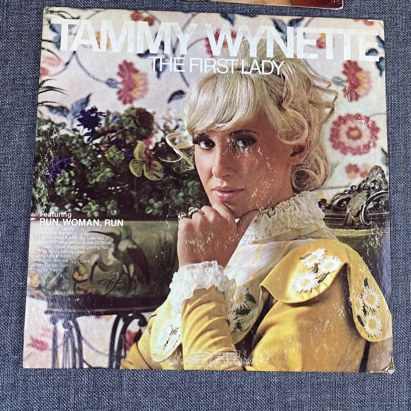 Tammy Wynette Vinyl LOT of 9 Records ... Outside Warn, Vinyl Good Condition