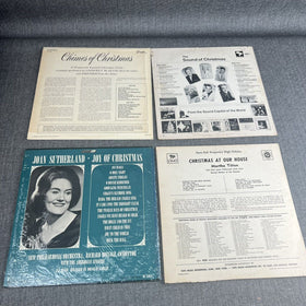 Christmas Vinyl Records Lot 4 - Chimes of Christmas, Joan Sutherland etc