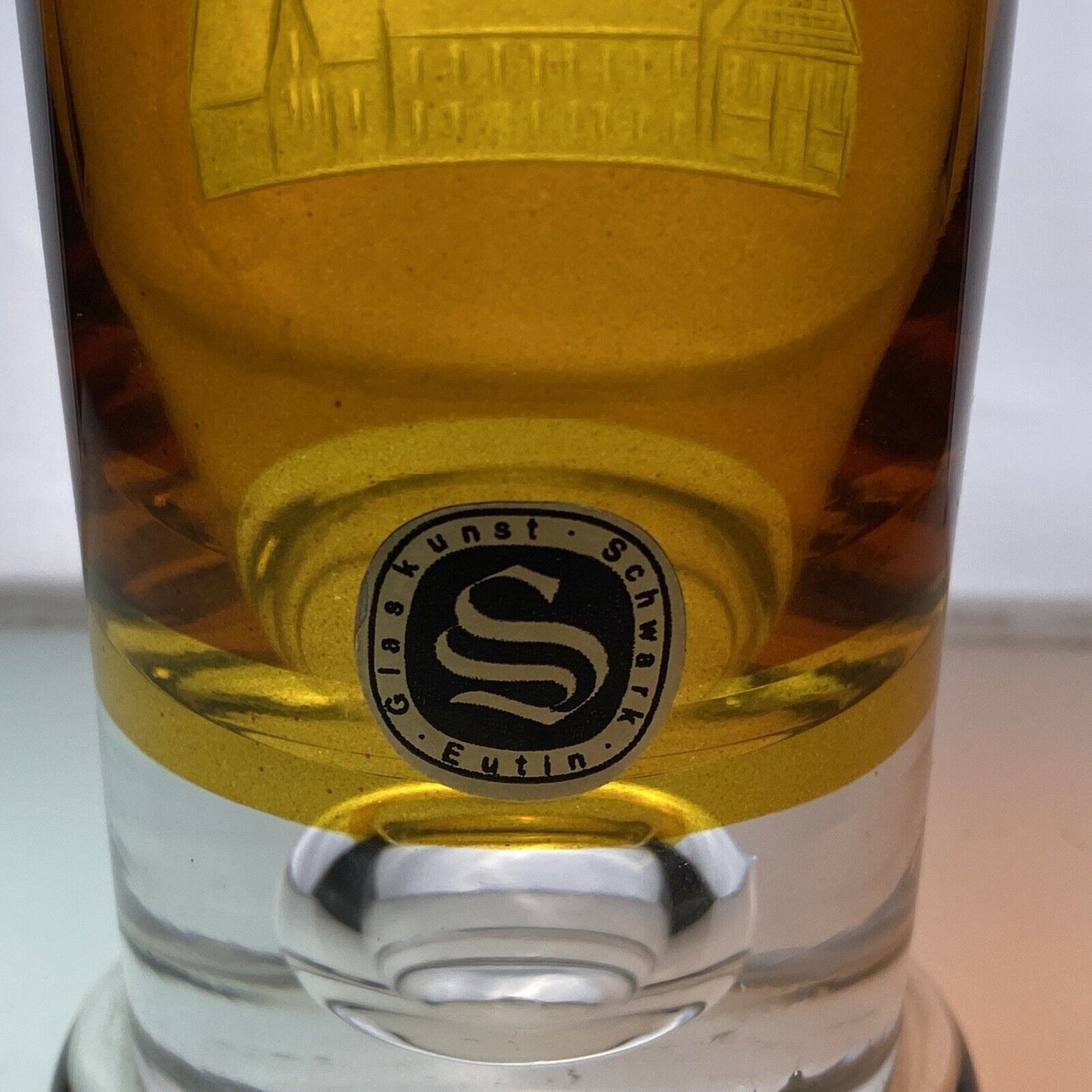 Schwark Souvenir Cocktail Glass 6 1/4",  Eutin , Germany