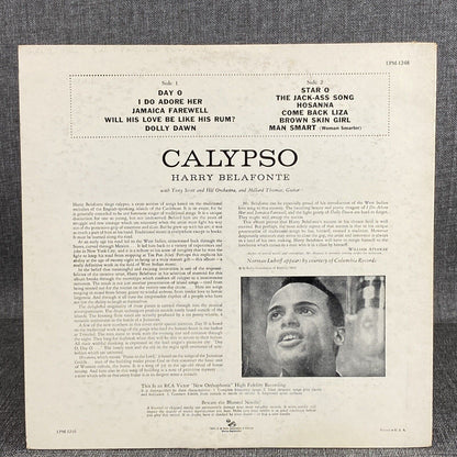 Harry Belafonte Calypso Vinyl Record LP - vocal jazz, jamaican folk