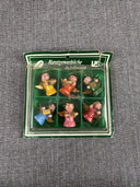 Vitntage Hirschmann  Wooden handmade Christmas Ornaments - 6 Angels Set