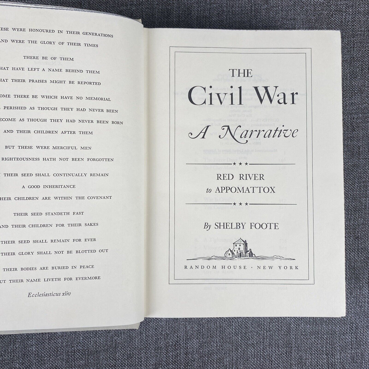 Shelby Foote: The Civil War A Narrative Red River to Appomattox 1974