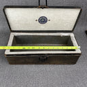 Vintage Safety Deposit Box Michigan Box Company (no key) 16" Long by 6.5" Wide