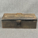 Vintage Safety Deposit Box Michigan Box Company (no key) 16" Long by 6.5" Wide