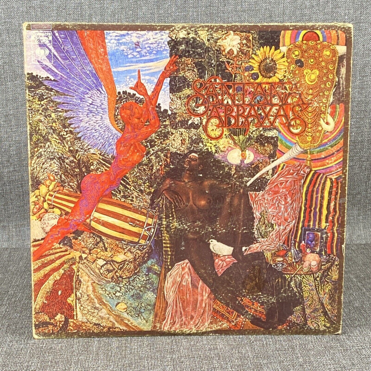 Santana Abraxas Double vinyl record by Columbia Records