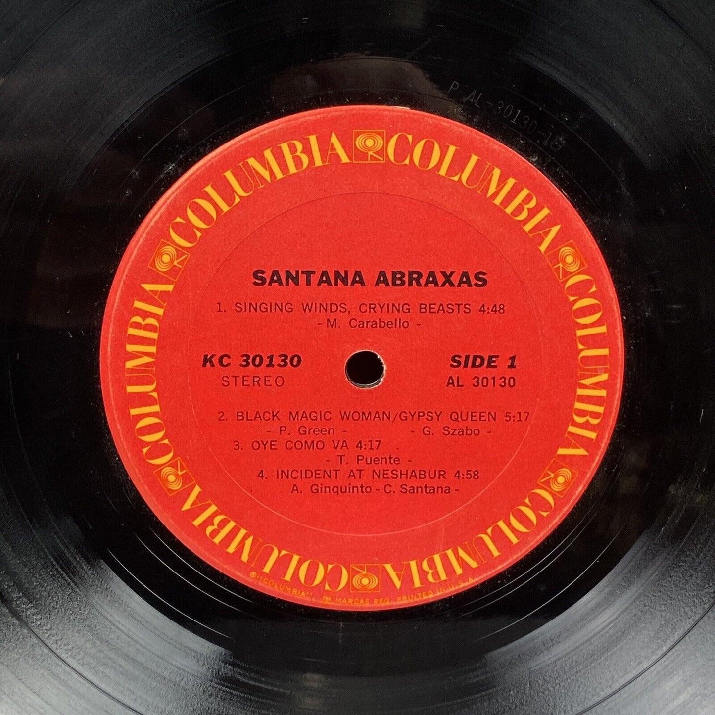Santana Abraxas Double vinyl record by Columbia Records