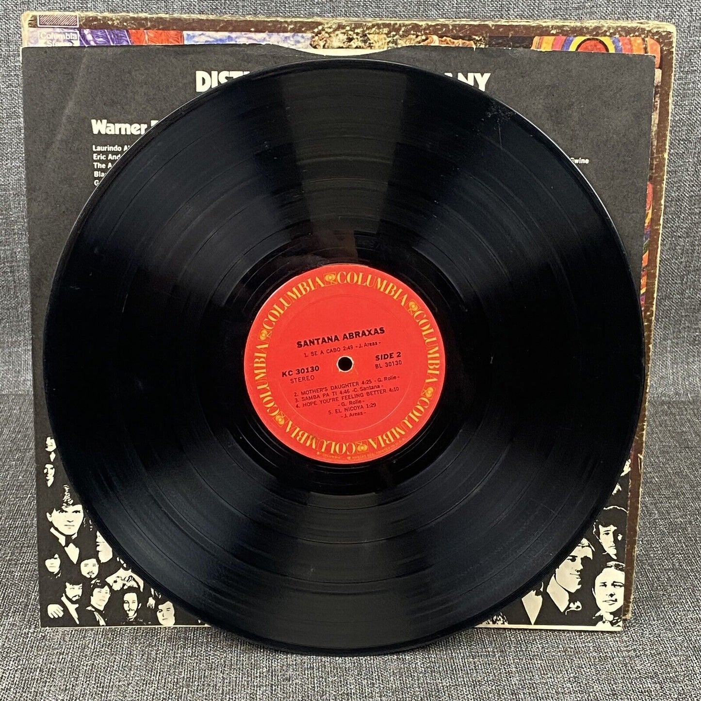 Santana Abraxas Double vinyl record by Columbia Records
