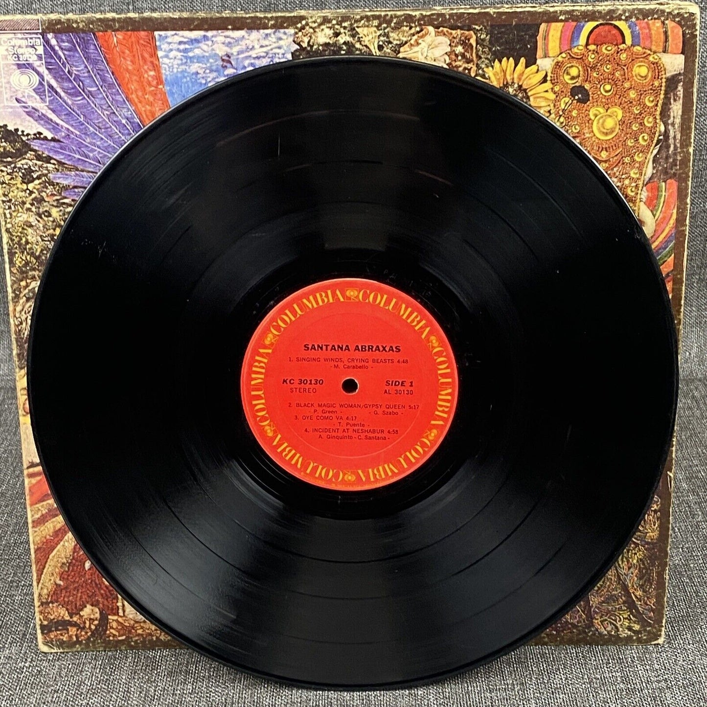 Santana Abraxas Double vinyl record by Columbia Records