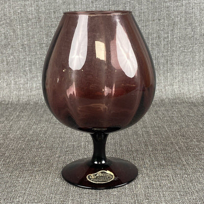 Rossini Genuine Neapolitan Glass Vase Hand made in Italy 8.5"x 5.5"