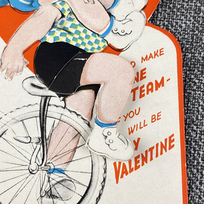 Vintage Mechanical Valentine Day Heart Card