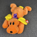 1999 Ty Pillow Pals Collection 🐶 WOOF the Dog Orange/Yellow