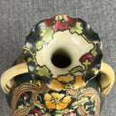 Antique Early Nippon Hand-Painted  Vase , floral , 9.5" tall