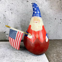 Gourd Art Hand Painted Santa Claus Christmas Decor Squash Folk Art