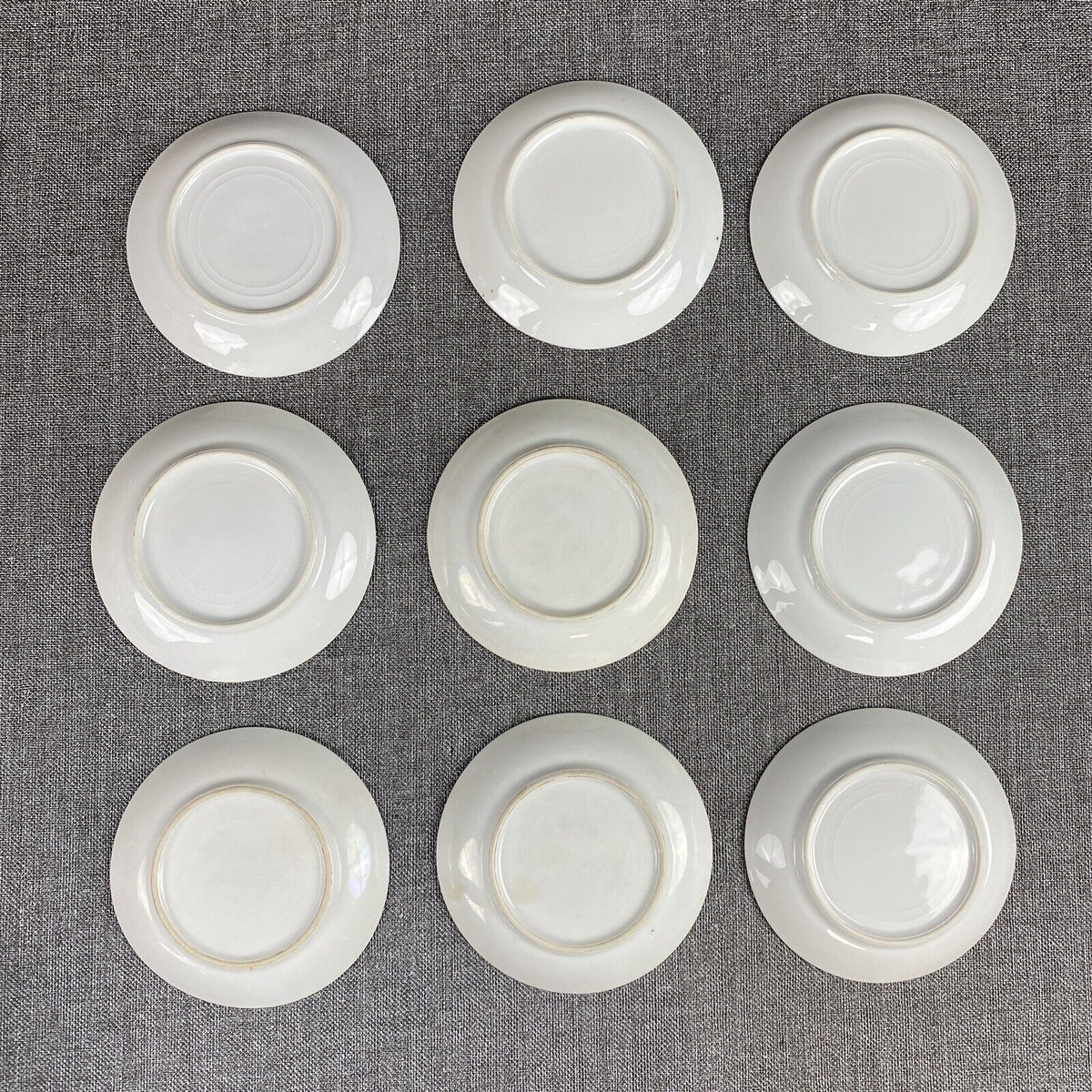 Lot of 9: Noritake China Azalea  Hand Painted Saucers