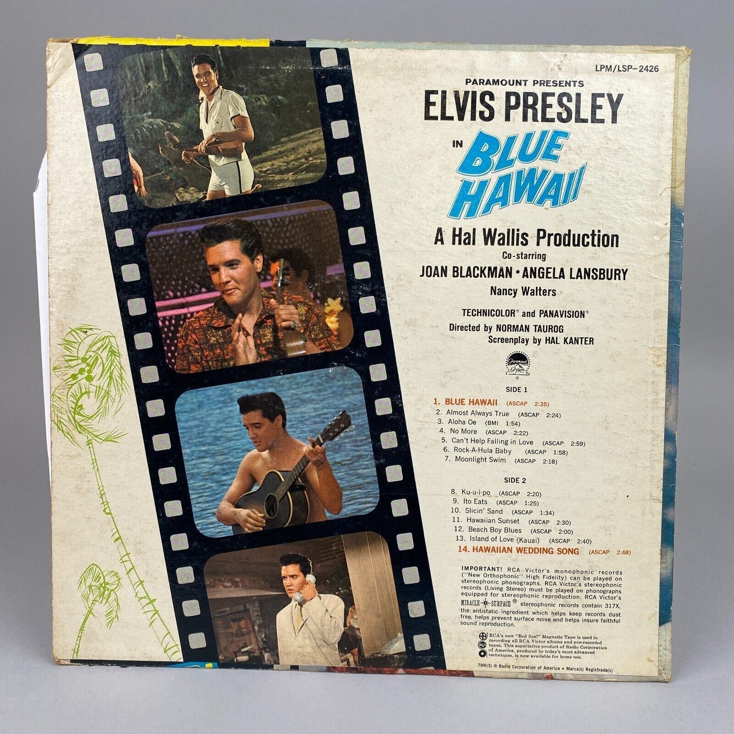 Elvis Blue Hawaii Vinyl Record