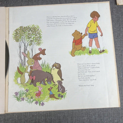 Original Walt Disney Winnie the Pooh & the Honey Tree 1965 Book LP ST-3928MO USA