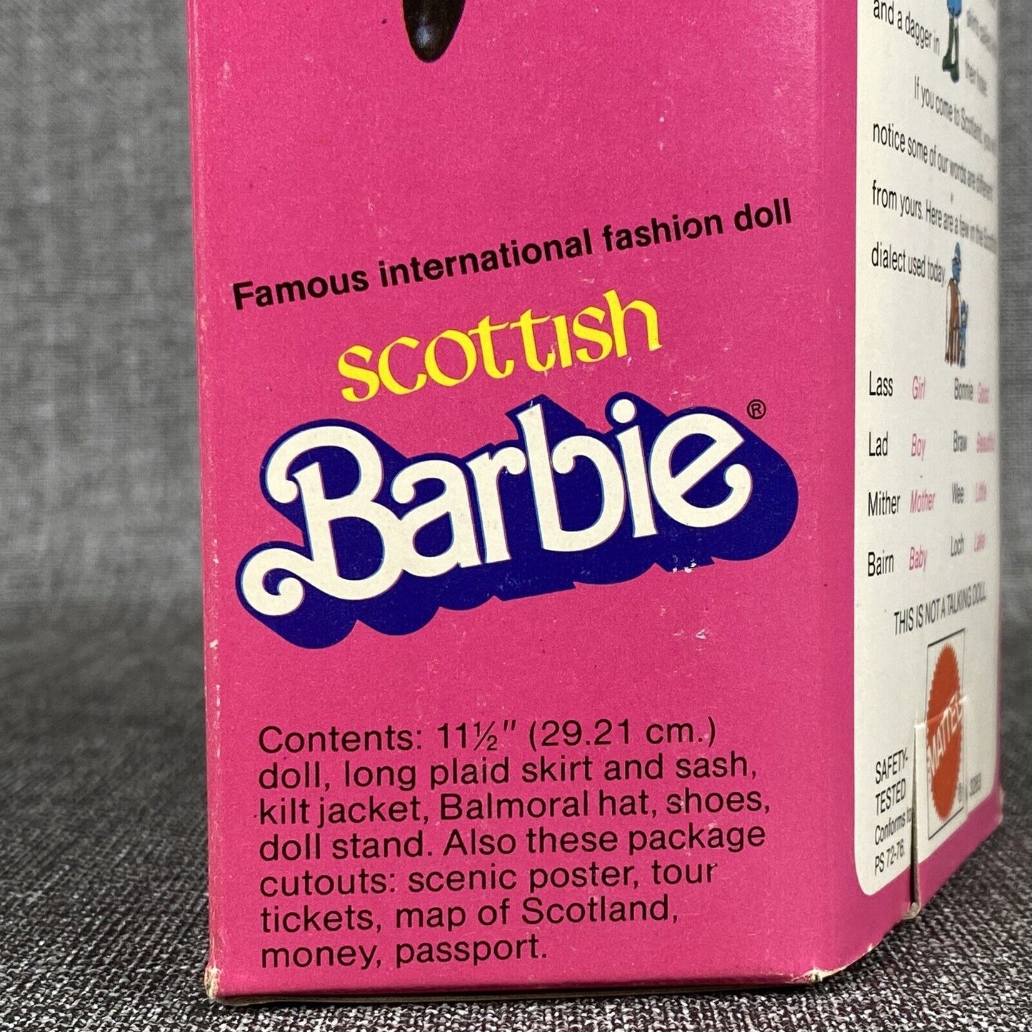 Vintage #3263 Scottish Barbie by Mattel 1980 Original SEALED