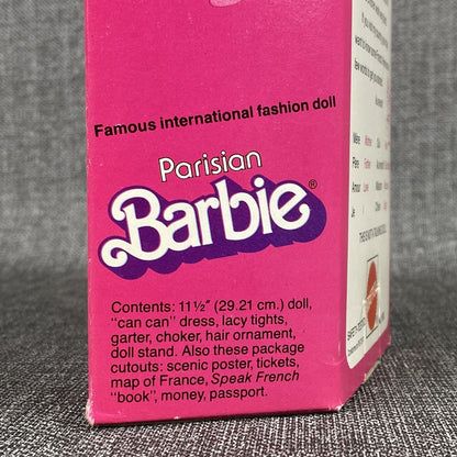 Vintage #1600 France Parisian Barbie by Mattel 1979 Original SEALED