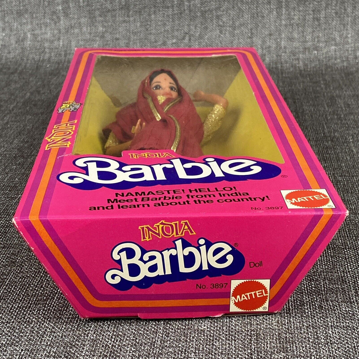 Vintage #3897 India Barbie by Mattel 1981 Original SEALED