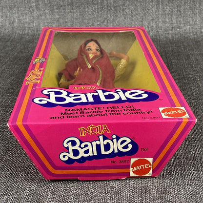 Vintage #3897 India Barbie by Mattel 1981 Original SEALED