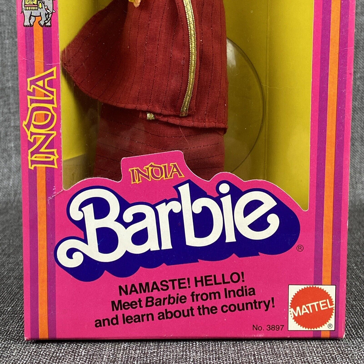 Vintage #3897 India Barbie by Mattel 1981 Original SEALED