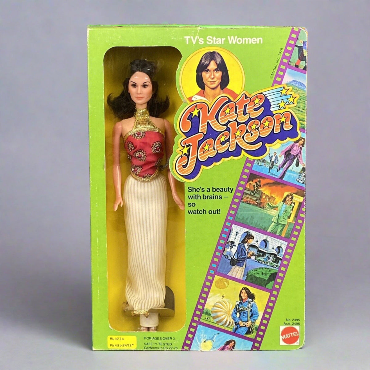 Vintage 1978 Kate Jackson Doll in Box Mattel TV Star Women Charlie’s Angels NEW