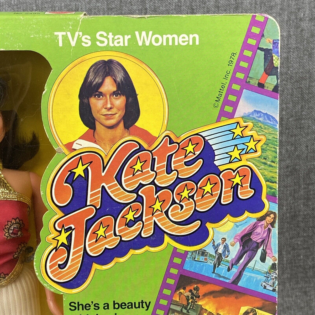 Vintage 1978 Kate Jackson Doll in Box Mattel TV Star Women Charlie’s Angels NEW