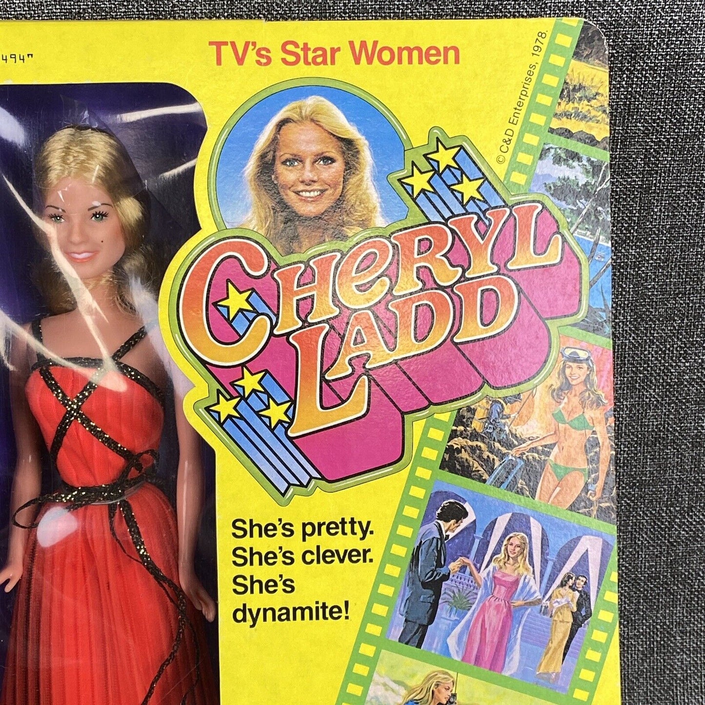 Vintage 1978 Mattel Barbie TV Star Women Cheryl Ladd Doll #2494 Mattel SEALED