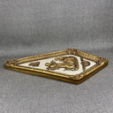 Vintage large Relief Wall Hanging Plaque Gold Gilt Roman Empire motive 25"x14"