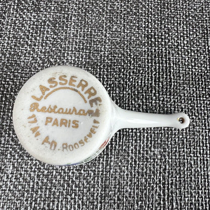 Miniature Saucepan, Trinket Box, Souvenir From Lasserre Restaurant, Paris