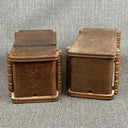 ANTIQUE Oak Small Drawer Boxes