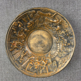 Vintage German Decorative Bowl Fairy Tale Witches