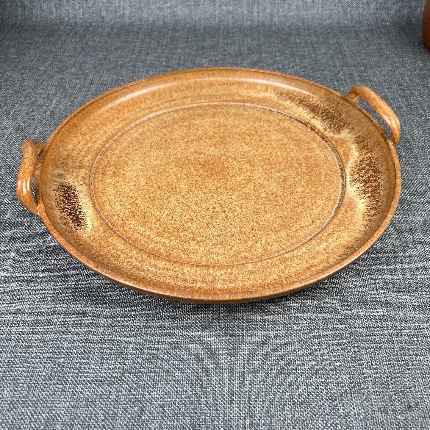 Vintage Pottery Pitcher Cups and Saucers with Tray