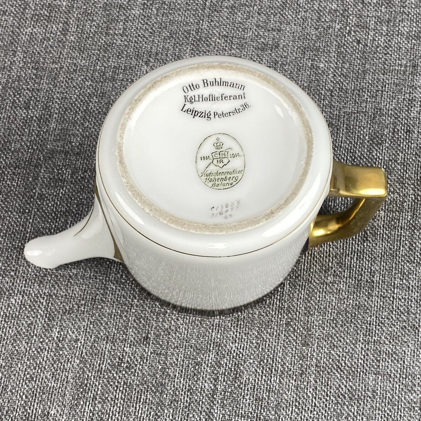 Hutschenreuther Hohenberg Cmhr Bavaria Tea Set Creamer, Sugar, Tray, Pot, Cup