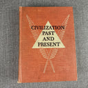 Vintage Civilization Past and Present Volumes 1 & 2 HC 1942 History