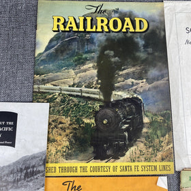 Vintage Railroad Ephemera Santa Fe and Southern Pacific Railway